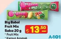 BİG BABOL FRUİT MİX SAKIZ 20 G